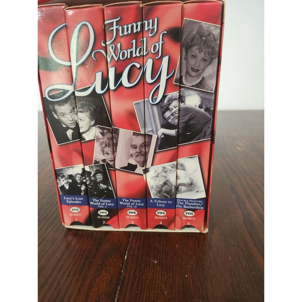 Funny World of Lucy Collector Series 5 VHS Tape Set 5-Pack I Love Lucy Boxed Set